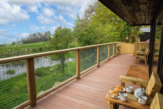 View from the veranda over the lake