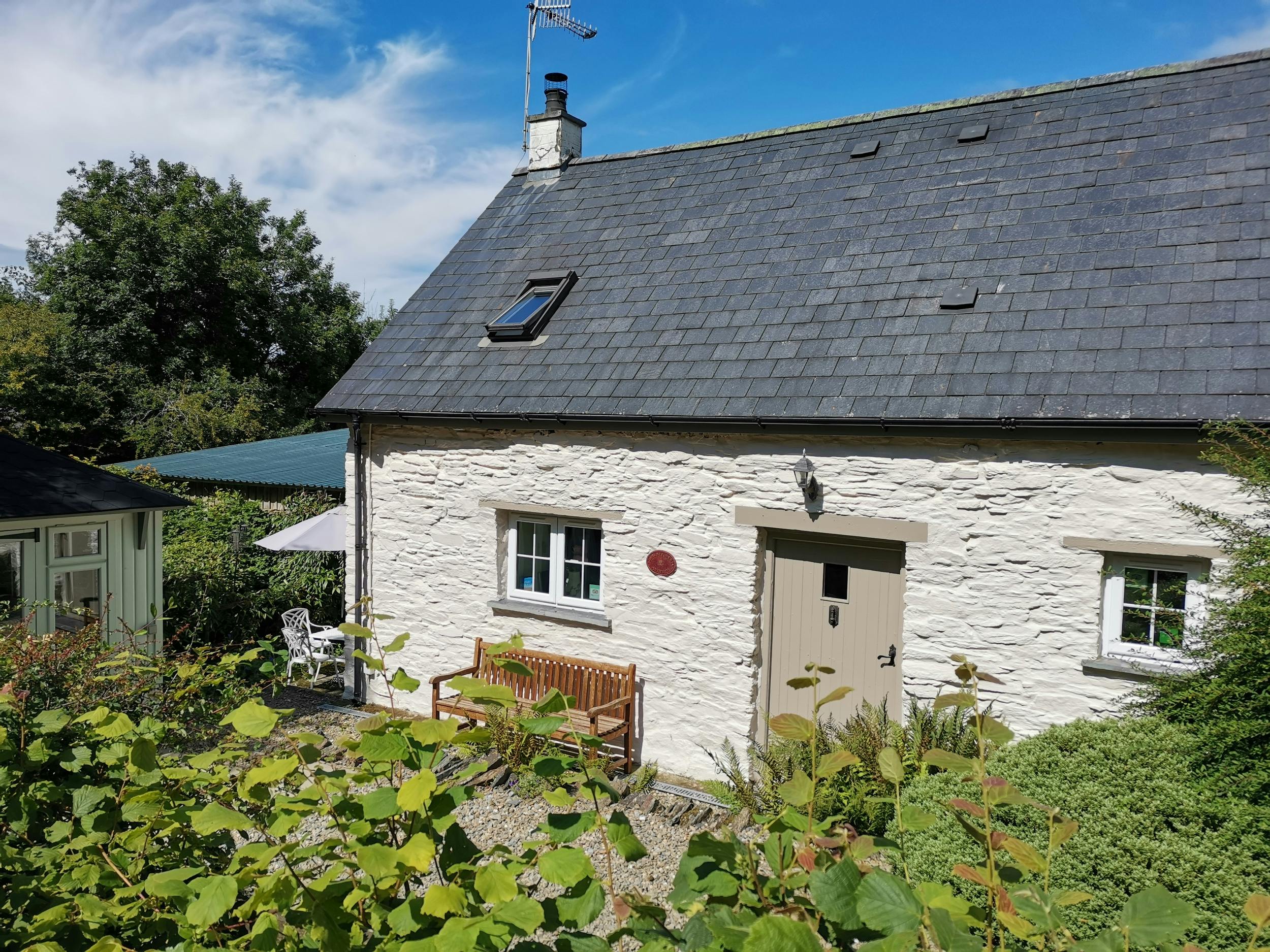 The area outside of Blaenfforest Granary